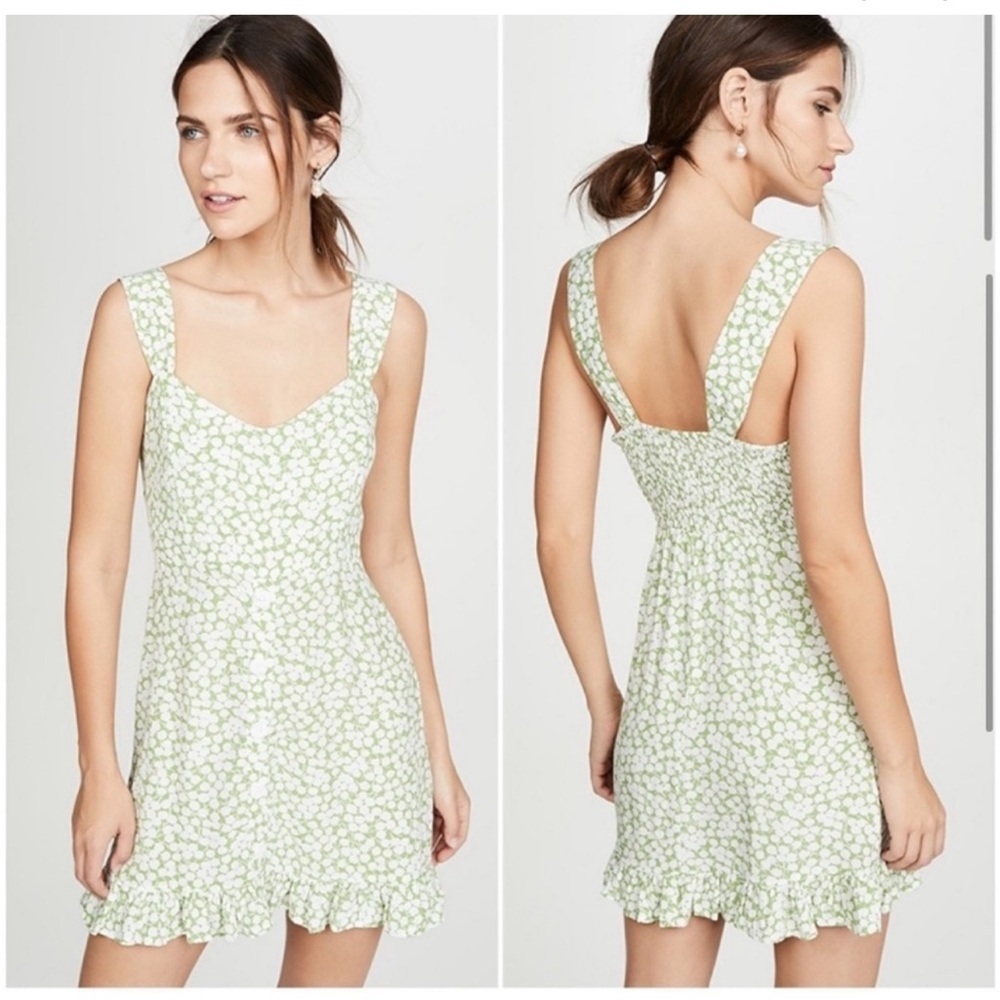 Faithfull The Brand Lou Lou Floral Mini Dress size 4